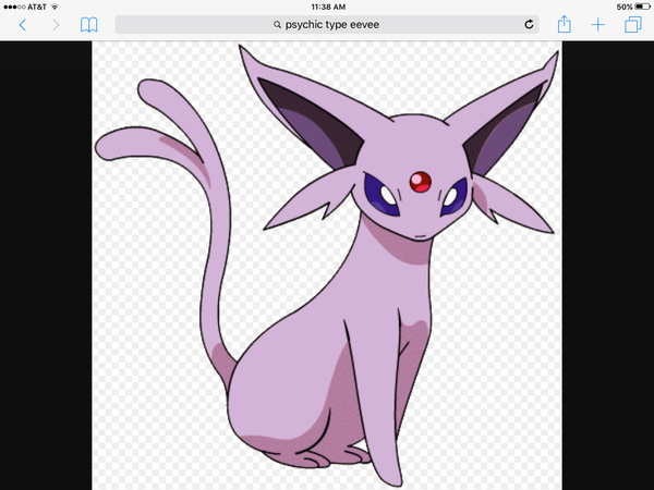 catgiraffe: Let's go Espeon.  Espeon: Okay.... do you like psybeam?