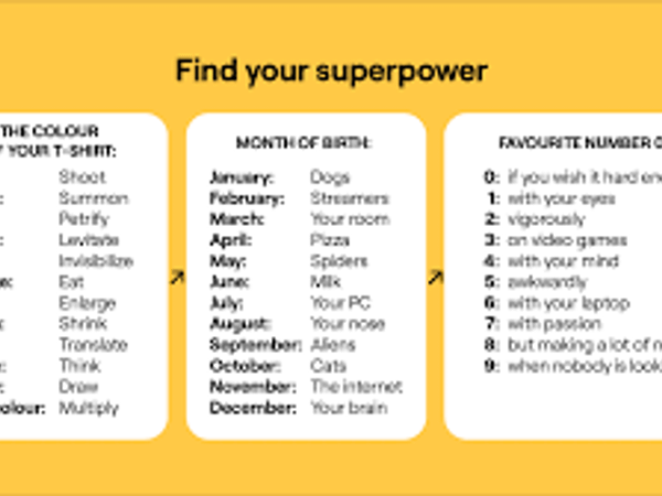 What would be your superpower?