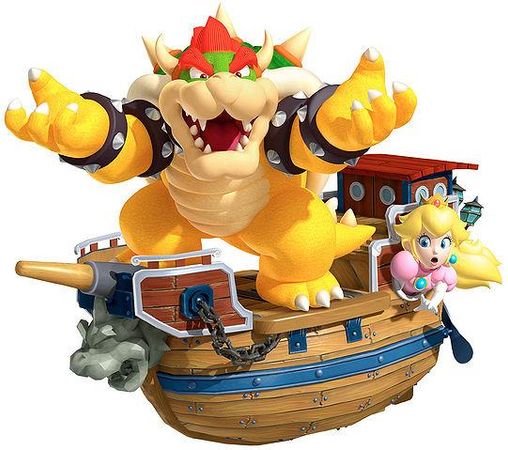 You see Bowser capturing Princess Peach! What do you do?