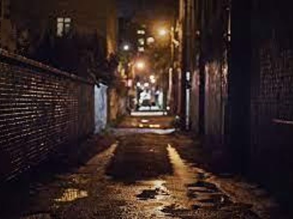 you are walking down an alley at night when you see a homeless man with schizophrenia. he is freaking out and snorting marijuana and he is not white. what are you going to do?