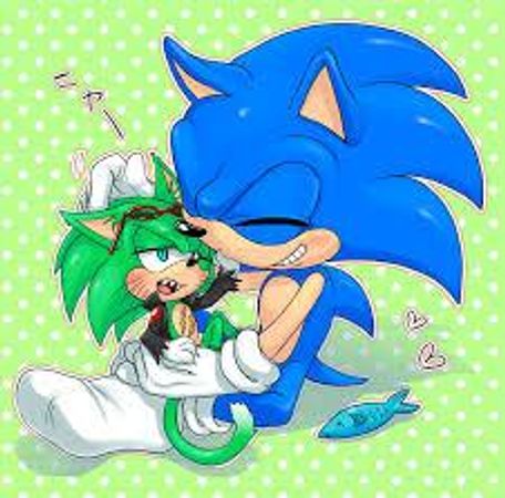 In the doorway stands a blue hedgehog, staring at you with his green emerald eyes. "Yes?" He asks, smiling. "Oh..um..I was wondering if you would let me in? I-I'm lost and it's kinda cold.. out here.." You say, not making eye contact.