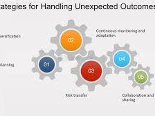 6. How do you tackle unexpected outcomes?