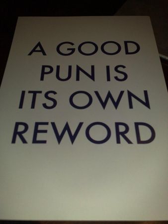 What's your response when someone groans at your pun?