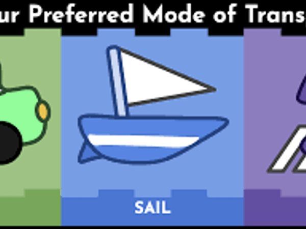 What's your preferred mode of transportation?