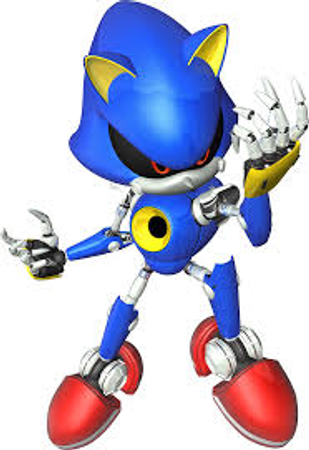 Your parents... you looked at the Metal Sonic angrily. He looked back at you with red daggered eyes.