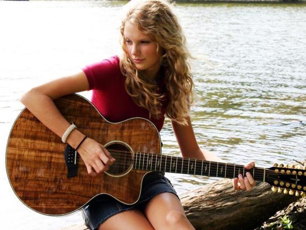 Which instrument does Taylor Swift NOT play?