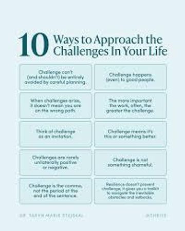 What’s your approach to challenges?