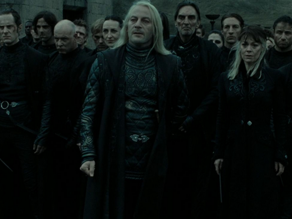 What would you do if someone told you you were about to fight death eaters?