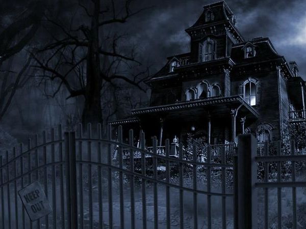 You: *walking down with a friend of yours, then saw a creepy haunted like house.* Friend: Hey, let's go check it out, Y/N! You: I'm not so sure about this. Friend: Oh come on, this might be cool!