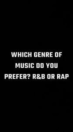 Which genre of music do you prefer?