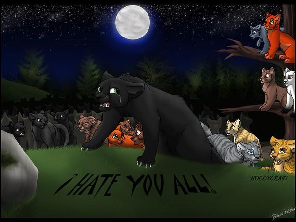 If you like Hollyleaf how do you feel about her telling the clans about Squirrelflight and Leafpools secret?