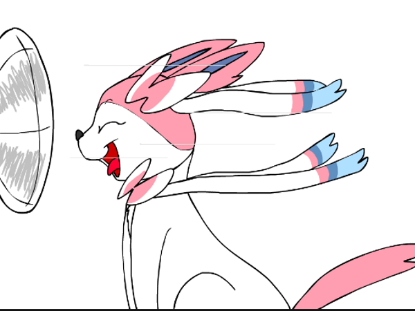 You fail to catch Sylveon (me) in a video game how do you react