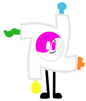 how should bop it look from the side angle? Bop it was my first ever object oc and i never thought in the 1 year and 3 months that i had her what she would look from the side. (i dont have any good poses that i made that i still have, so here is an image my friend made)