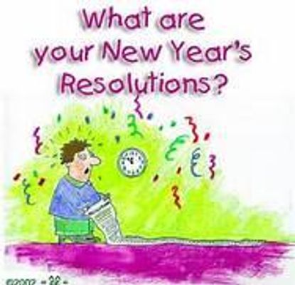 What did you make your new years resolution?(2013)