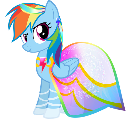 Which Dress Looks Best On Rainbow Dash?