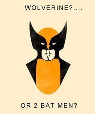 is it wolverine or two batman's?