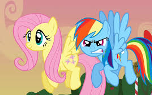 rainbow dash hor fluttershy