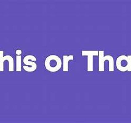 This or that: dogs or cats