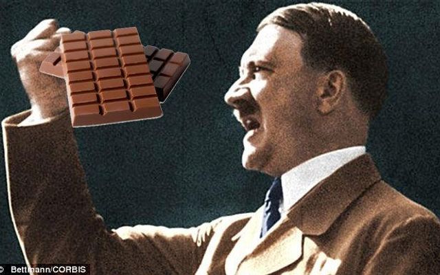 Would you rather Legally Change your last name to Hitler or Never eat chocolate agein?