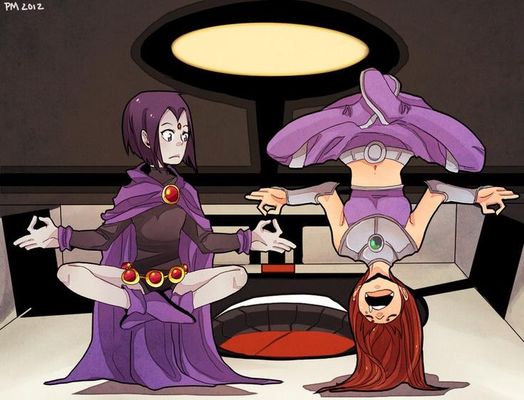 Who Do You Think I Am? Raven Or Starfire?