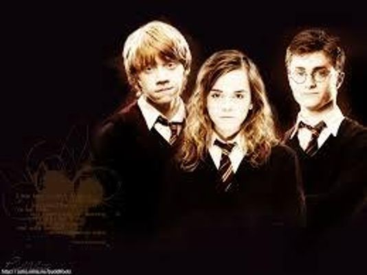 harry potter - harry potter trio !!!! harry ,Ron and hermione !