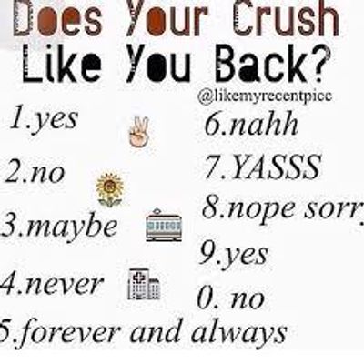 Does your crush like you back? (4)