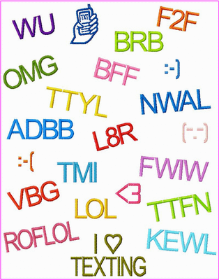 texting abbreviations test