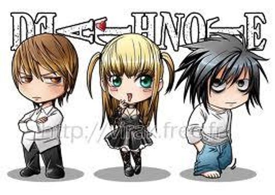 Death Note, misa light L