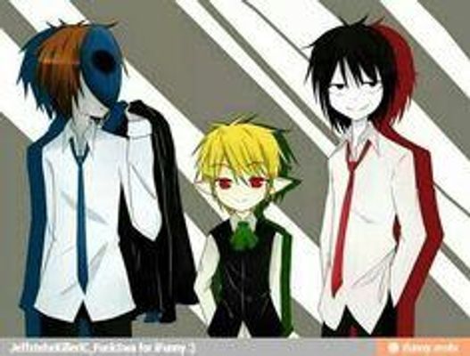 Are you Slenderman, Ticci Toby, Eyeless Jack, Jeff the Killer?