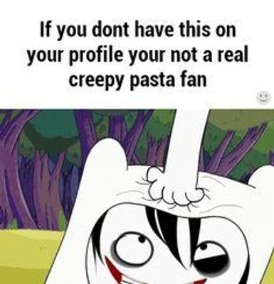 creepypasta. quiz who yr pasta guy friend