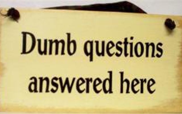 Dumb Questions to Ask