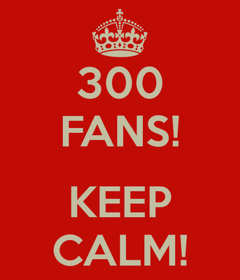 300 followers!