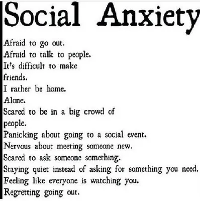 Struggle with Social Anxiety Struggle with Social Anxiety