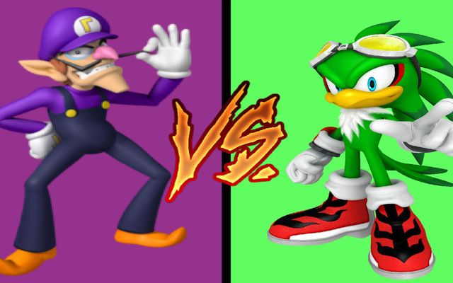 Waluigi VS Jet The Hawk