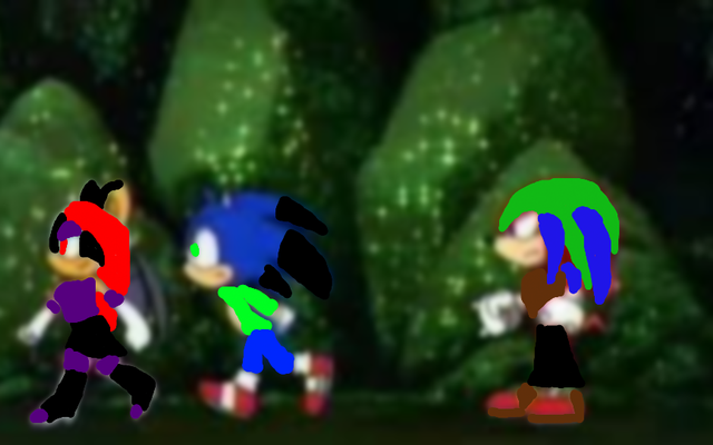 My Sonic fan characters.