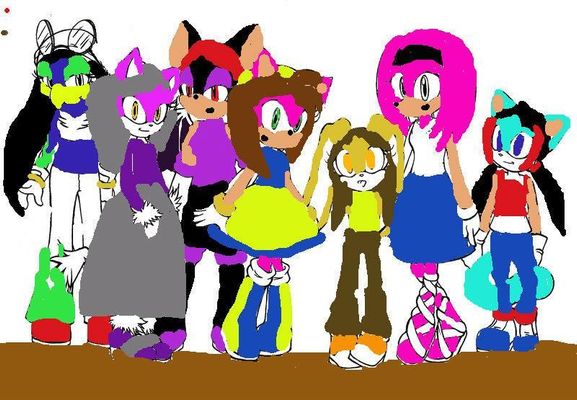 Sonic oc and regular character parodies.