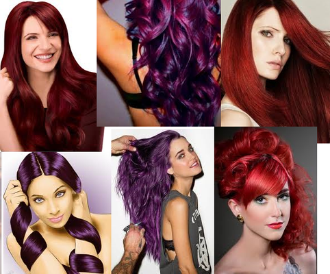 which one should I choose Well i'm either going a red head (cherry red) or dieing my hair purple which one should I go for. Bored of blonde ://// also I would appreciate if u tell me wot shade of purple or any other hair colours  thank chu if u help xx