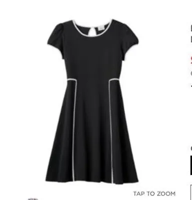 What to wear with this black dress? Since it's still cold, I want to wear maybe a shirt under it or a jacket. I have gray leggings, black leggings, black boots. What color shirt should I wear under it or what jacket? Picture of the dress- http://mobile.kohls.com/product/prd-2057674/disney-d-signed-pique-fit-flare-dress-girls-7-16.jsp What to wear with this black dress? Since it's still cold, I want to wear maybe a shirt under it or a jacket. I have gray leggings, black leggings, black boots. What color shirt should I wear under it or what jacket? Picture of the dress- http://mobile.kohls.com/product/prd-2057674/disney-d-signed-pique-fit-flare-dress-girls-7-16.jsp