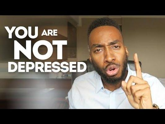 Do you really have depression!?! I don't think so, nope you are just going along with the great (fake) depression, get outta here!