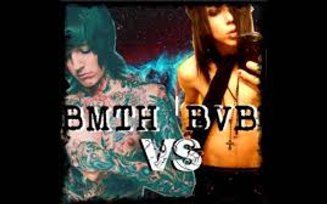 im doing a project for school and i need a song but i cant decide on one im thinking bvb and also bmth wht do you all think? i need a song to use but i have no favorite songs can someone plz help by saying witch band u like best and ill use the band tht gets more votes so witch is is black veil brides (bvb) or bring me the horizon (bmth)?