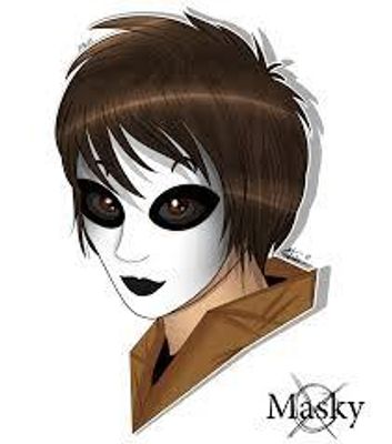 What Weapon(s) does Masky (Creepypasta) use? honestly idk so this will help me out for some of my sketches.