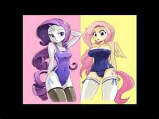 Who would win Rarity or Fluttershy?(Looking exactly like they do in the picture) This is just to see your thoughts.