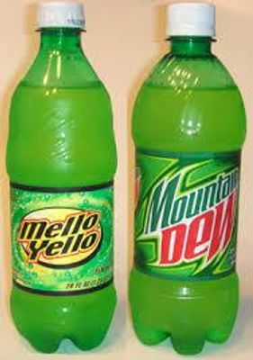 would you rather drink or experiment with, Mountain dew or Mello yellow? i would go for mountain dew, how about you? question number 9