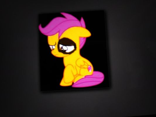 Starlight: Scootaloo got a black eye, please ask us anything Scootaloo: some filly smacked me across the face with her hoof. I could send a picture when we get to the hotel.