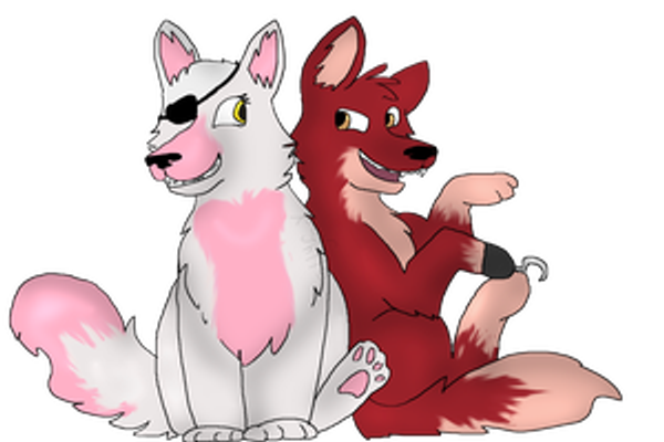 is Mangle & Foxy a great couple? I think their both as cute as they can be