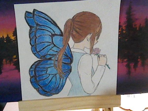 <c:out value='This took me 2 days so here's my butterfly girl!'/>