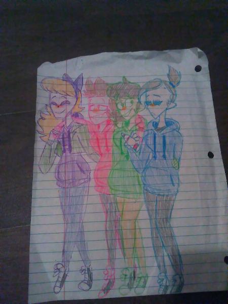 <c:out value='I drew the girls ٩(๑❛▽❛๑)۶'/>