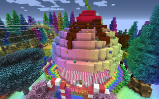 Minecraft...The Island Of Rainbows.