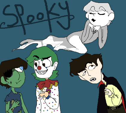 unoriginal spooky beebles :)