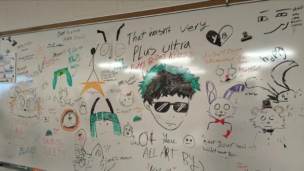 <c:out value='My 4rth period white board 😍 (it was all me)'/>